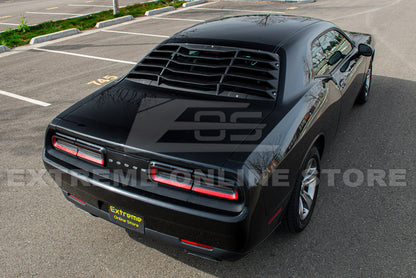 2008+ Dodge Challenger Rear Window Louver Sun Shade Cover image 8