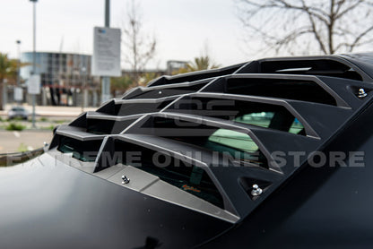 2008+ Dodge Challenger Rear Window Louver Sun Shade Cover image 3