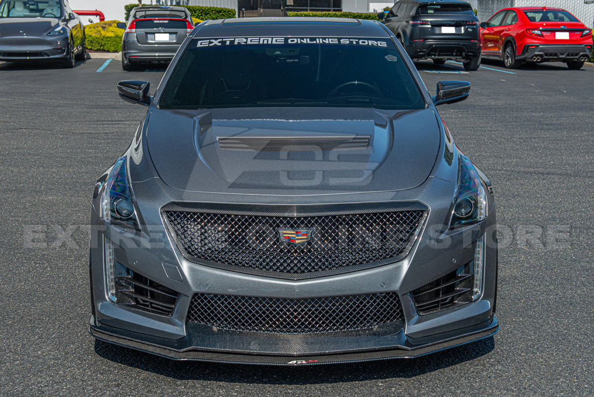 2016-19 Cadillac CTS-V DRy Carbon Fiber Front Grille Insert image 6
