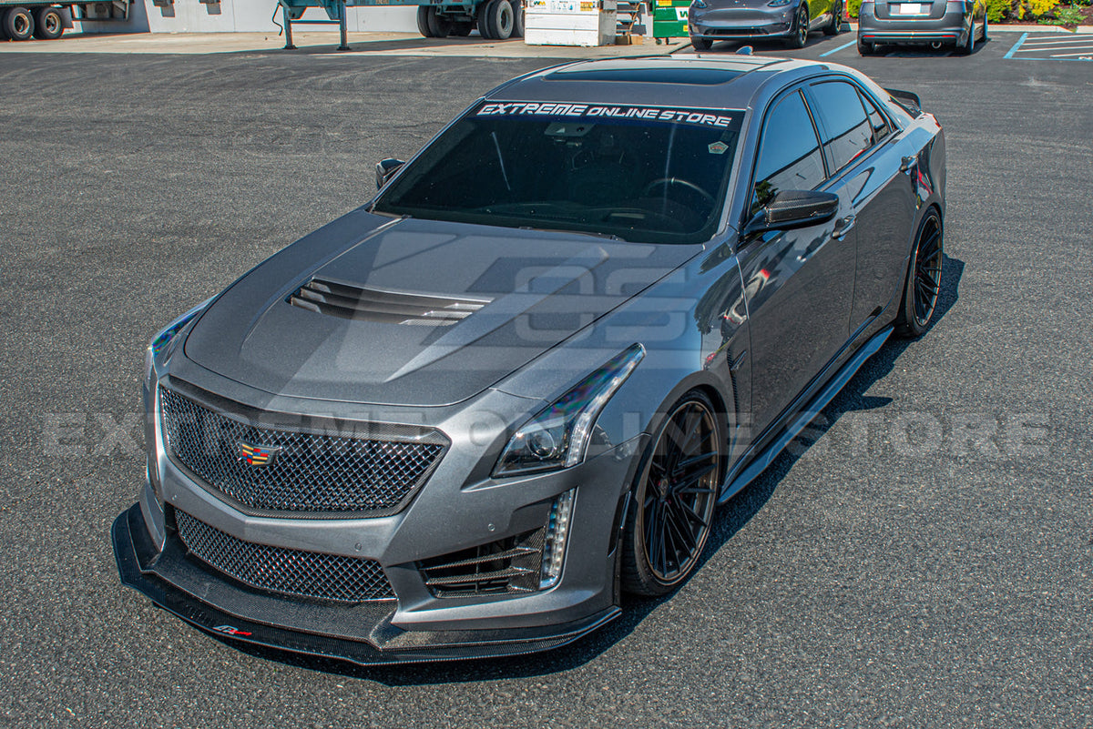 2016-19 Cadillac CTS-V DRy Carbon Fiber Front Grille Insert image 3