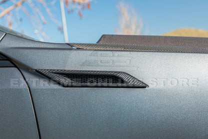 2009-15 Cadillac CTS-V Dry Carbon Fiber Side Bumper Fender Vents image 10