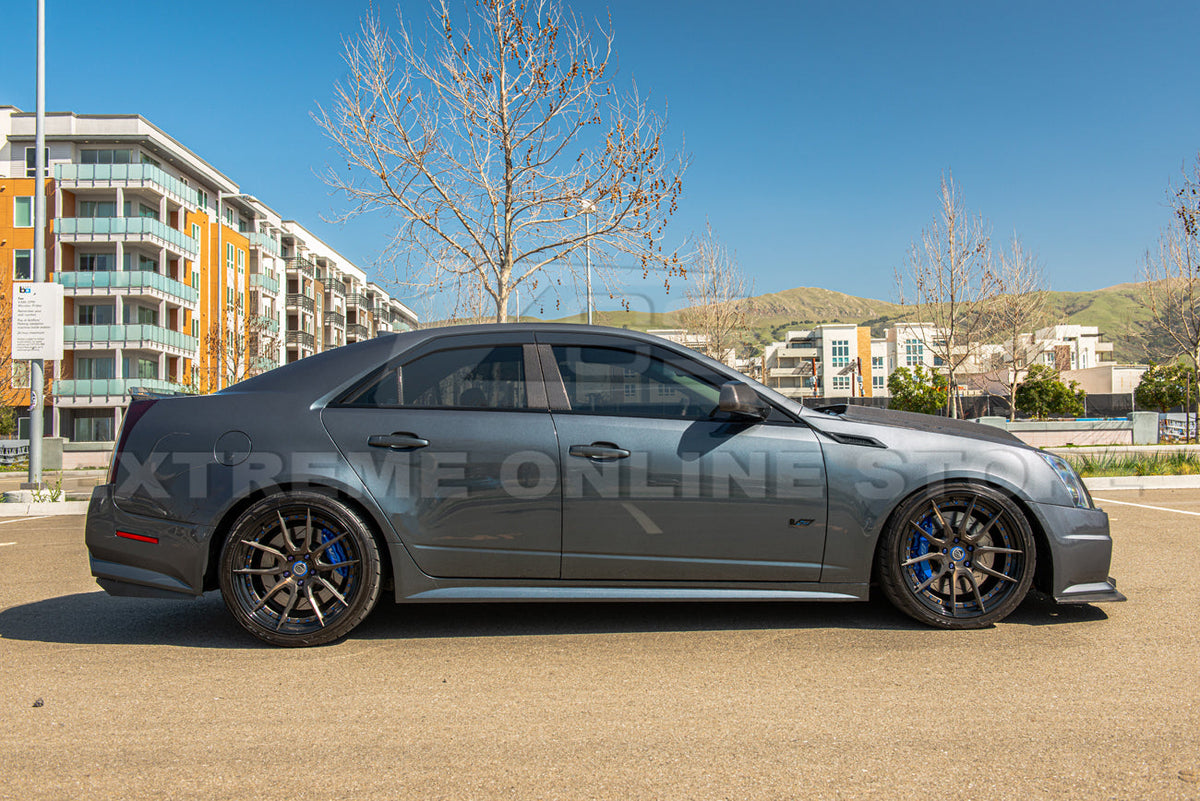 2009-15 Cadillac CTS-V Dry Carbon Fiber Side Bumper Fender Vents image 8