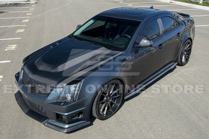 2009-15 Cadillac CTS-V Sedan / Wagon Carbon Fiber Side Skirts image 6