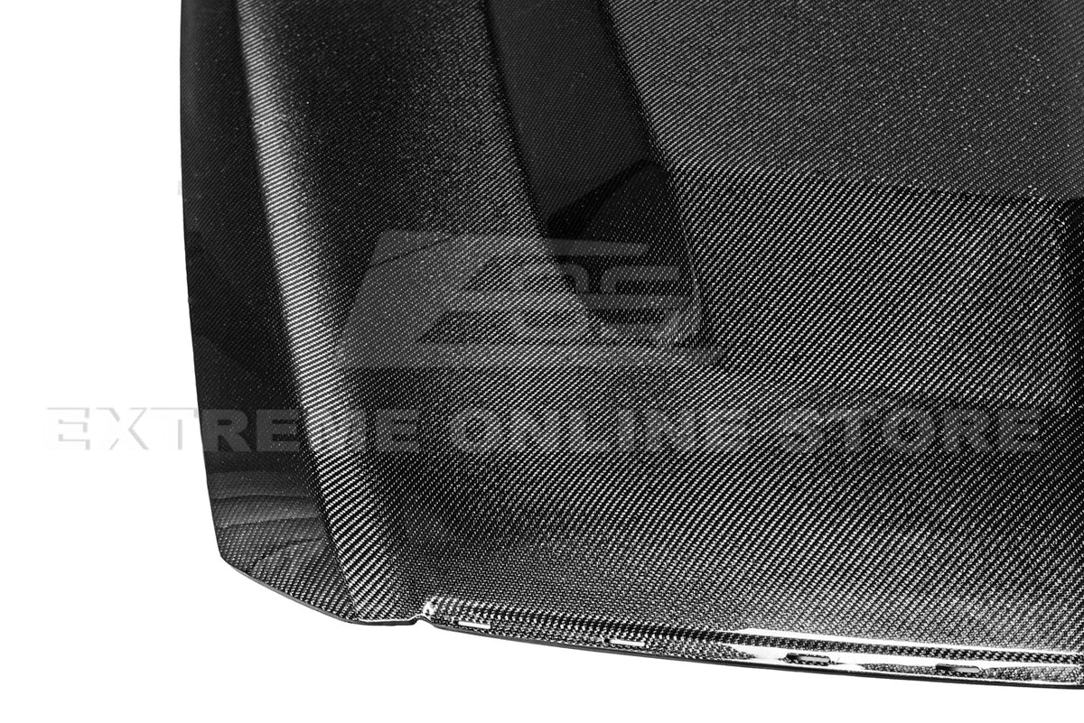 2009-15 Cadillac CTS-V Carbon Fiber Front Bumper Hood image 4