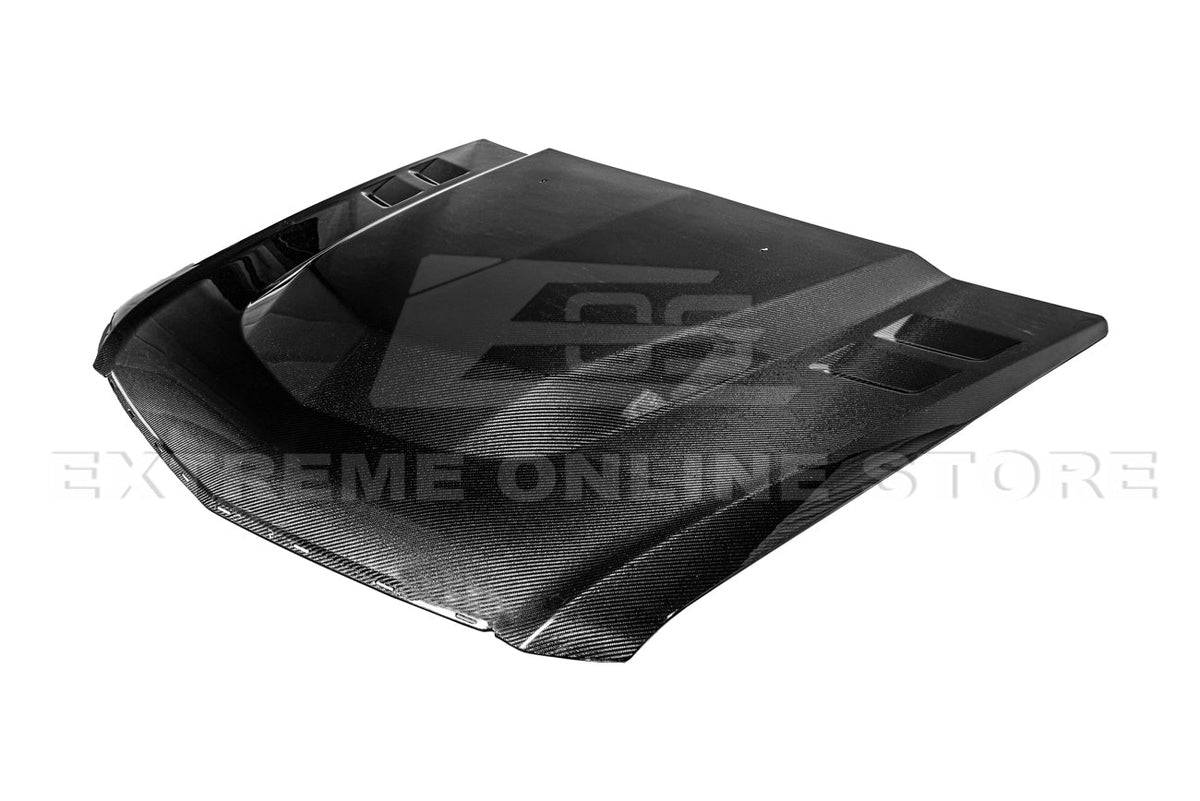 2009-15 Cadillac CTS-V Carbon Fiber Front Bumper Hood image 3