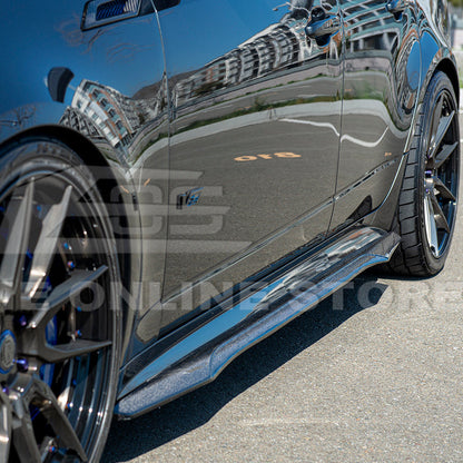 2003-08 Cadillac CTS-V | CARBON FIBER Package Front Lip Splitter & Side Skirts image 8