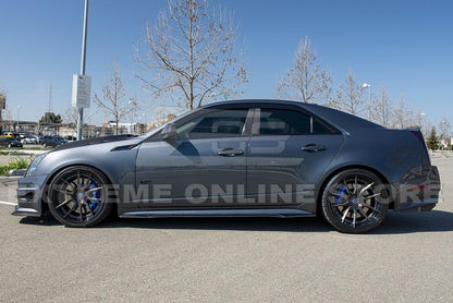 2009-15 Cadillac CTS-V Sedan / Wagon Carbon Fiber Side Skirts image 8