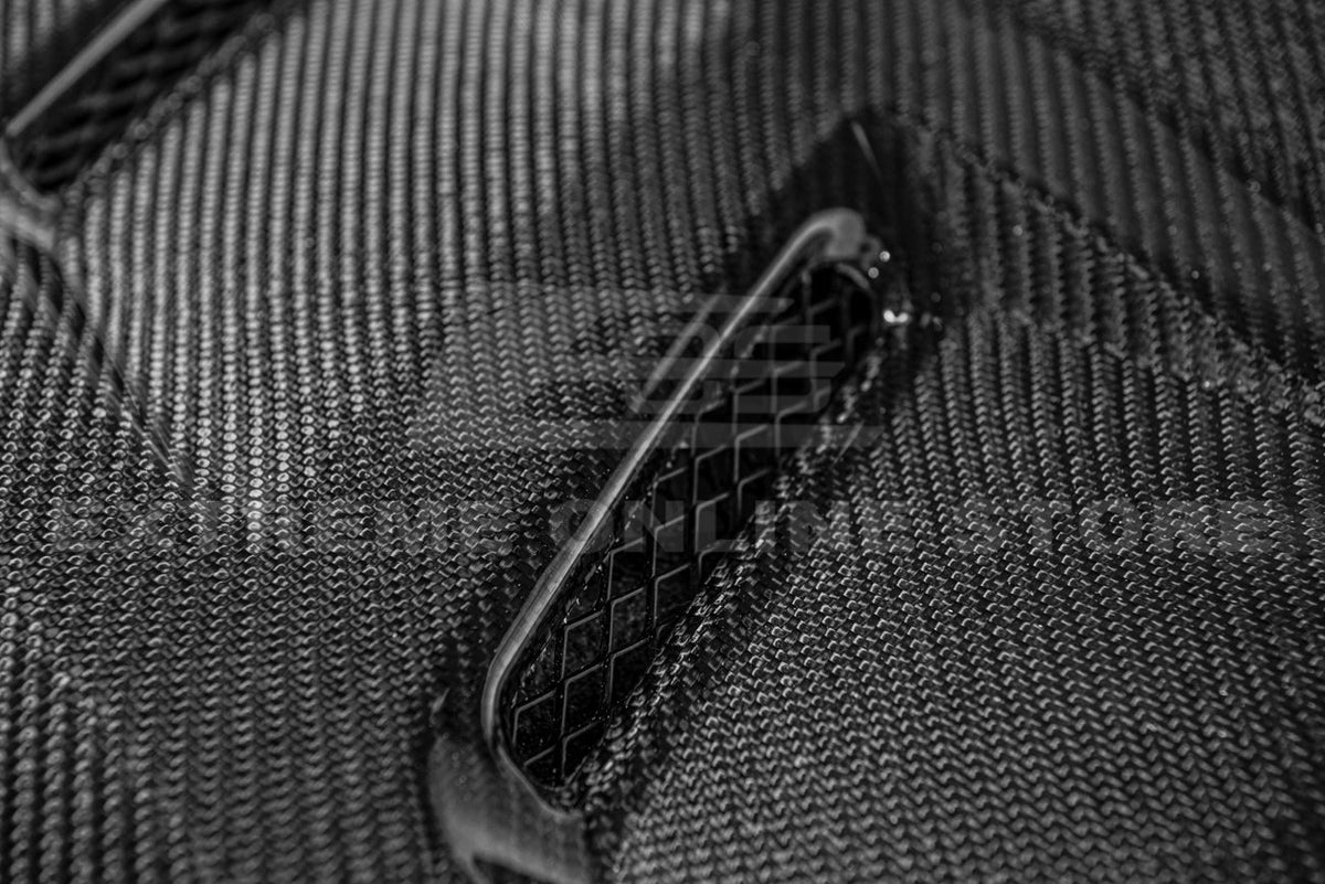 2009-15 Cadillac CTS-V Carbon Fiber Front Bumper Hood image 7