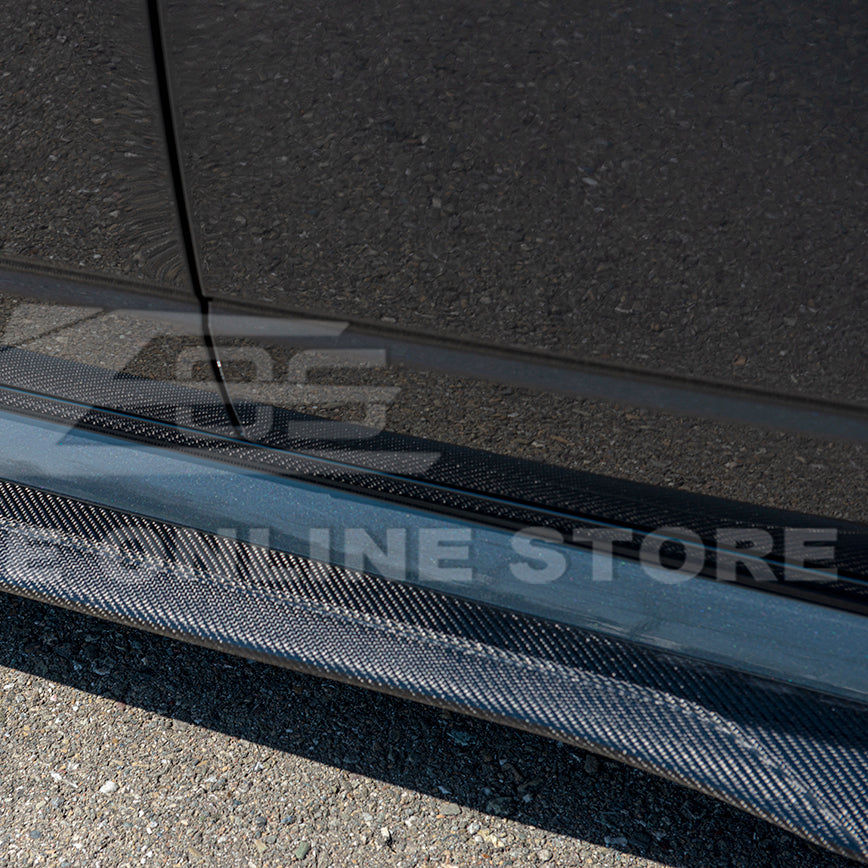 2003-08 Cadillac CTS-V | CARBON FIBER Package Front Lip Splitter & Side Skirts image 11