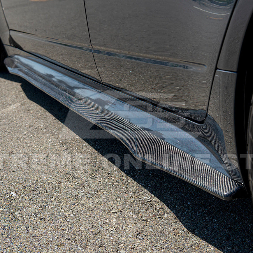 2003-08 Cadillac CTS-V | CARBON FIBER Package Front Lip Splitter & Side Skirts image 9