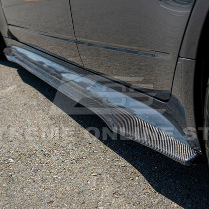 2003-08 Cadillac CTS-V | CARBON FIBER Package Front Lip Splitter & Side Skirts image 9