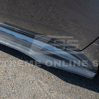 2003-08 Cadillac CTS-V | CARBON FIBER Package Front Lip Splitter & Side Skirts image 12