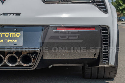 Corvette C7 DRY CARBON FIBER Replacement Rear Diffuser Vent image 9