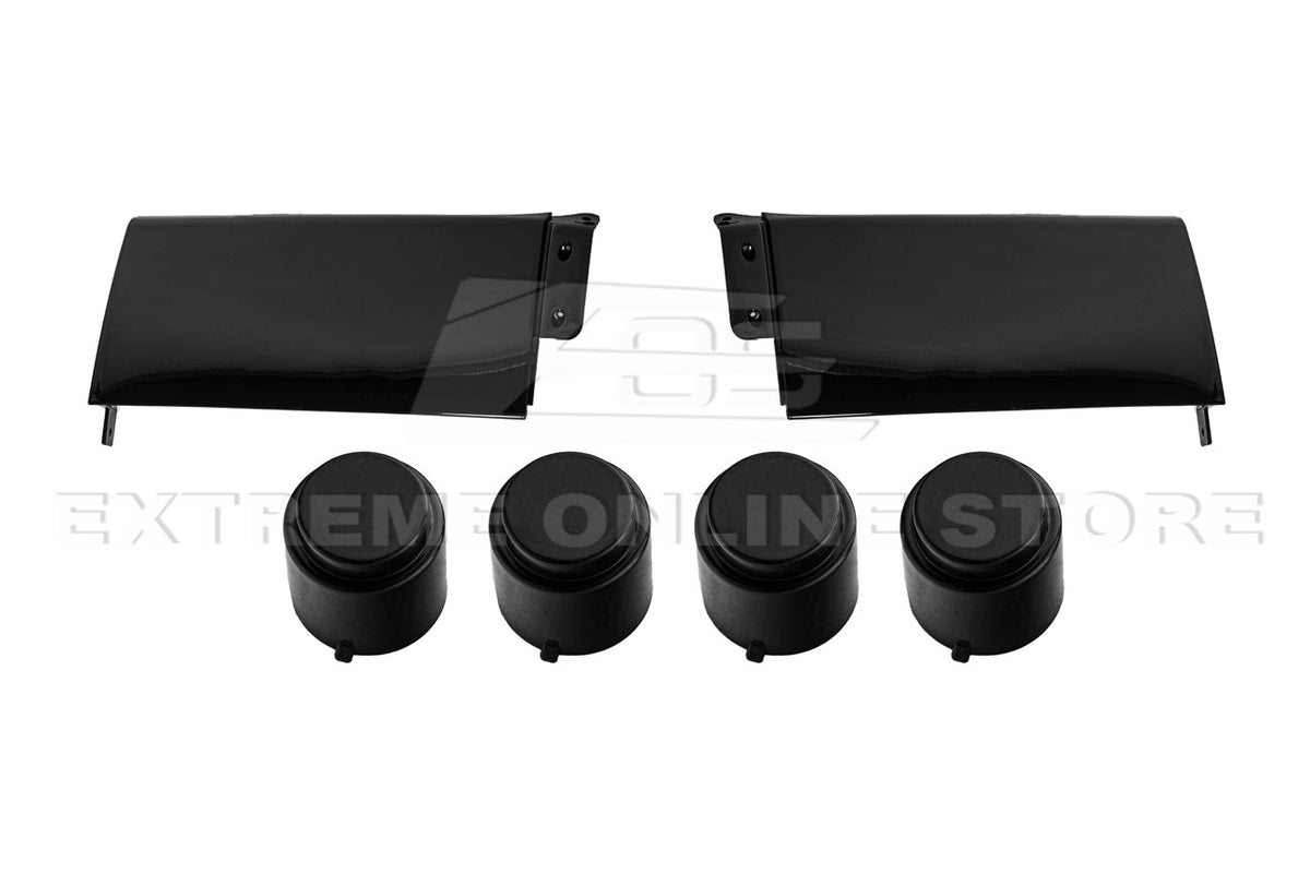 2015-Up Dodge Challenger SRT Track Package Rear Diffuser image 12