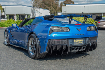 Corvette C7 Add On Rear Bumper Diffuser image 26