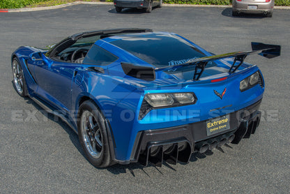Corvette C7 Add On Rear Bumper Diffuser image 28