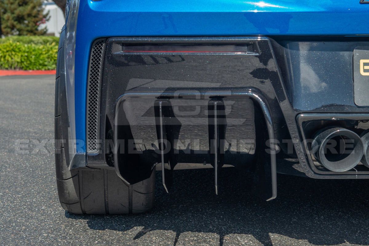 Corvette C7 Add On Rear Bumper Diffuser image 29