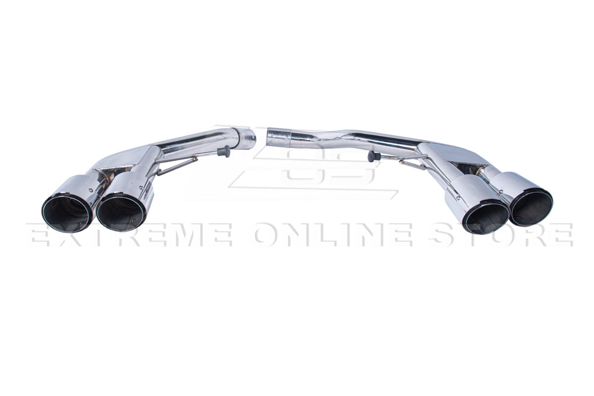 2014-2021 Porsche Macan Muffler Delete Axle Back Quad Tips Exhaust image 9