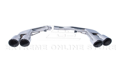 2014-2021 Porsche Macan Muffler Delete Axle Back Quad Tips Exhaust image 9