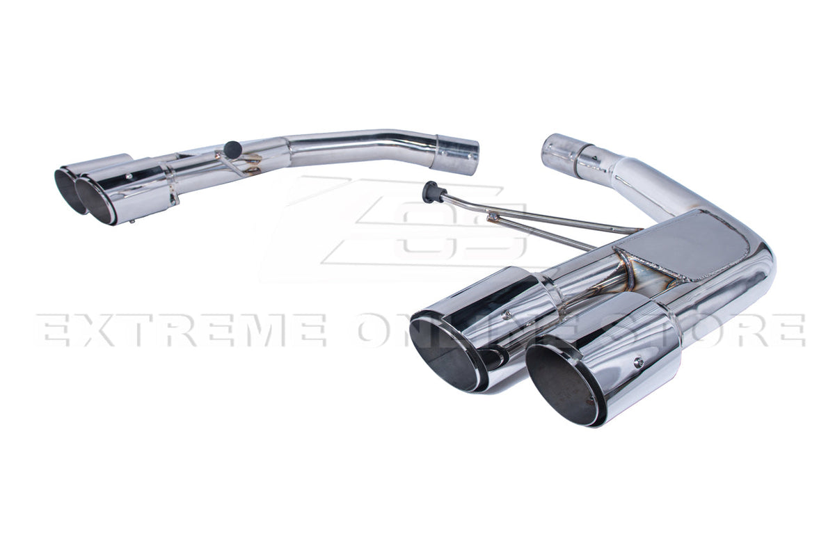2014-2021 Porsche Macan Muffler Delete Axle Back Quad Tips Exhaust image 8