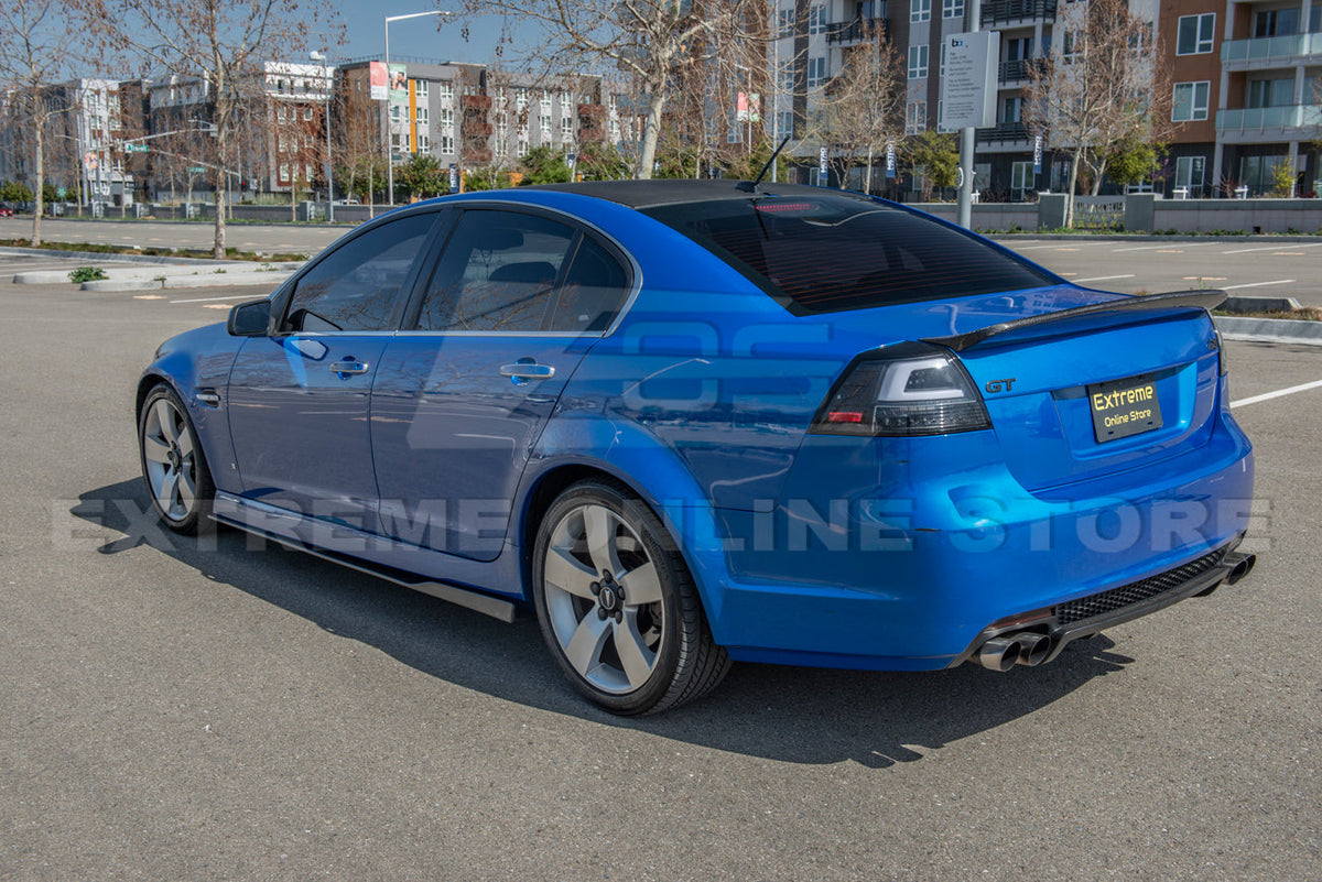 2008-09 Pontiac G8 Carbon Fiber Front Splitter Side Skirts image 13