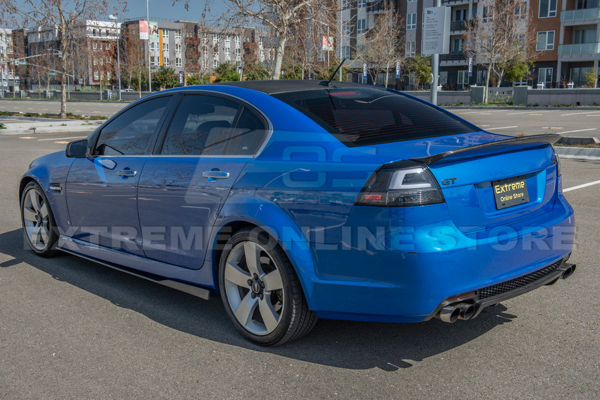 2008-09 Pontiac G8 Carbon Fiber Front Splitter Side Skirts image 11
