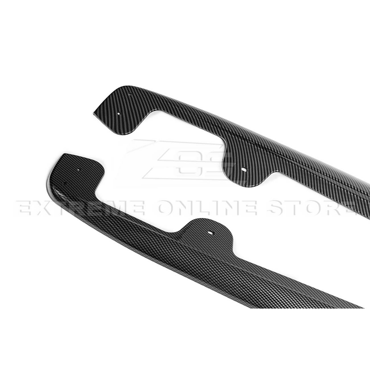 Corvette C6 Base Model Extended Front Splitter Lip Side Skirts Rocker Panels image 48