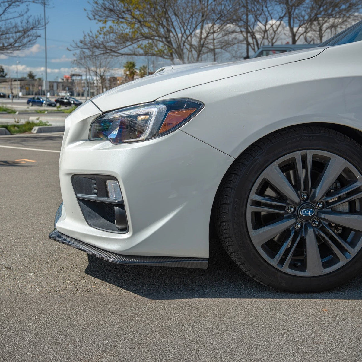 2015-17 Subaru WRX / STi HT Style Front Splitter Lip Ground Effect image 1