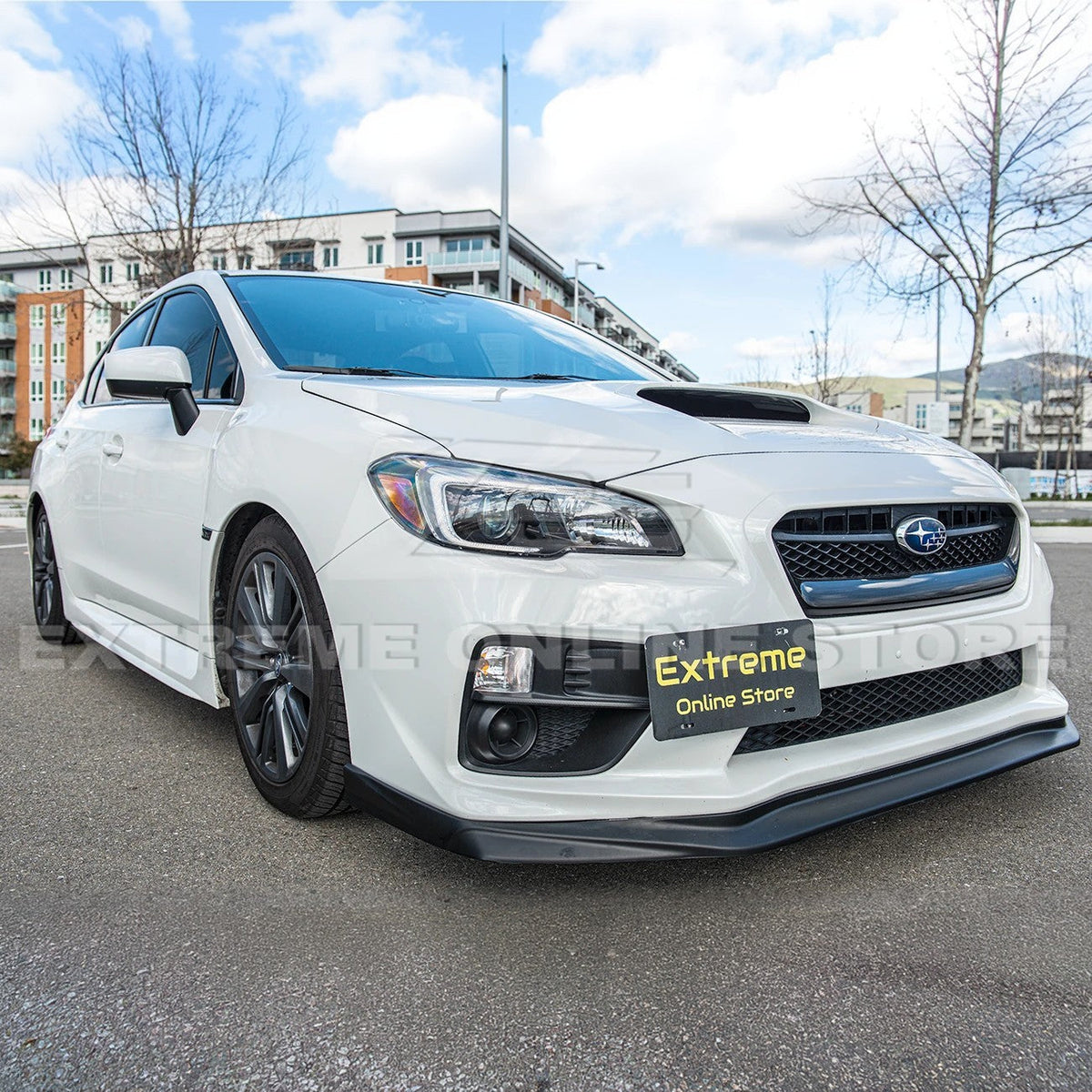 2015-17 Subaru WRX / STi VRS Style Front Splitter Lip & Side Skirts image 5