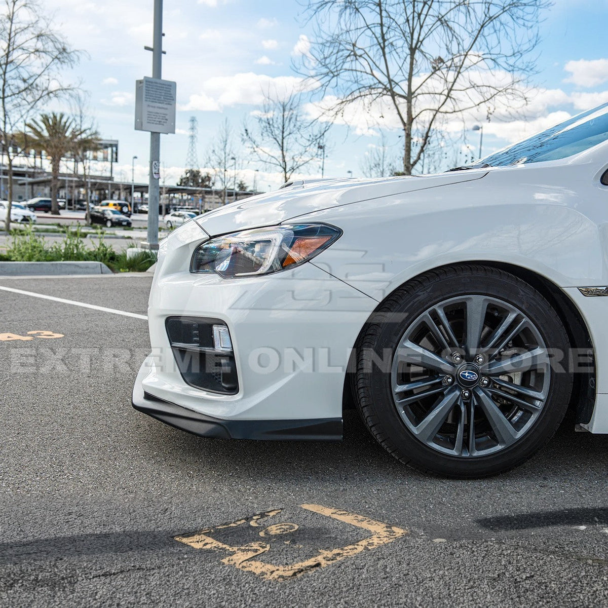 2015-17 Subaru WRX / STi VRS Style Front Splitter Lip & Side Skirts image 7