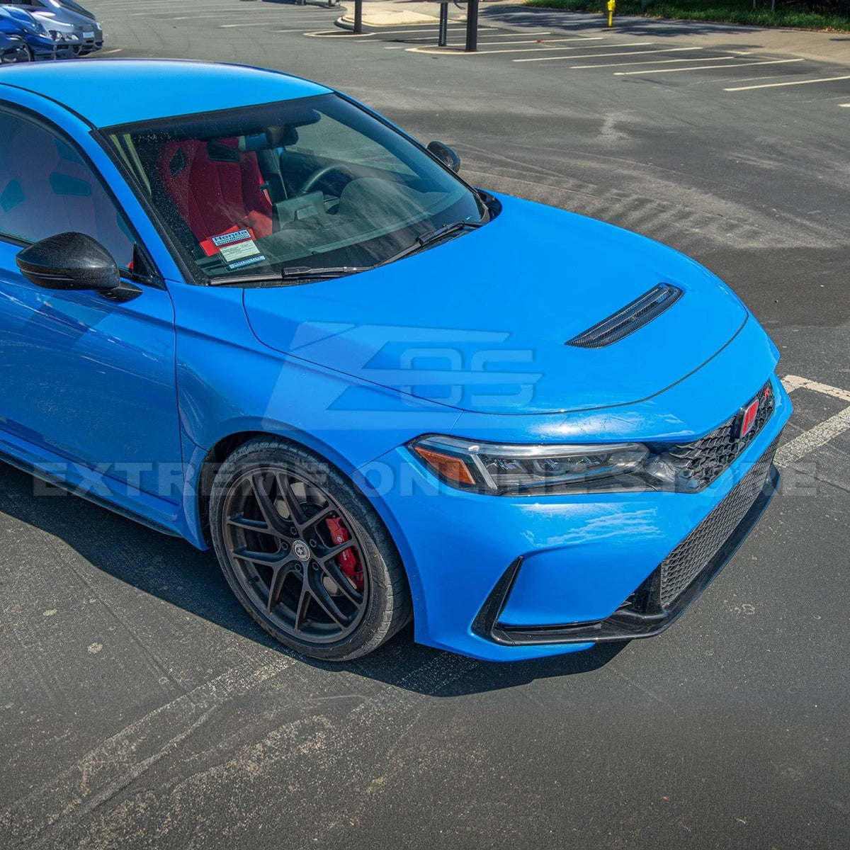 2023-Up Honda Civic Type-R Carbon Fiber Front Hood Vent image 4
