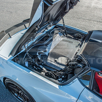 Corvette C8 HTC DRY Carbon Fiber Engine Bay Panel Cover image 6