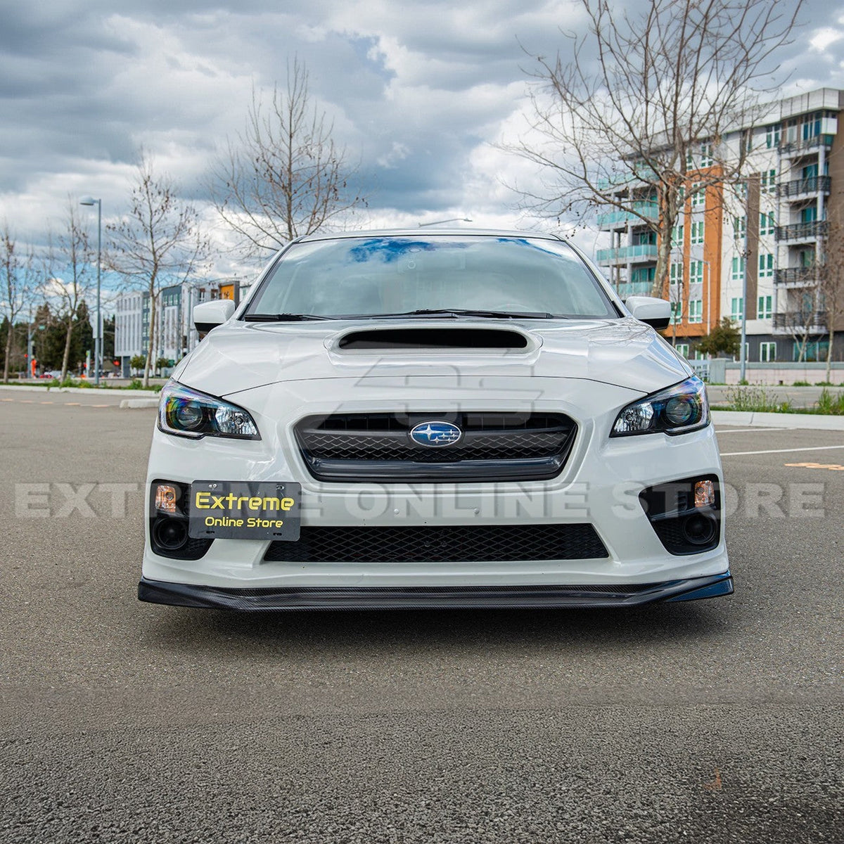 2015-17 Subaru WRX / STi VRS Style Front Splitter Lip Ground Effect image 4