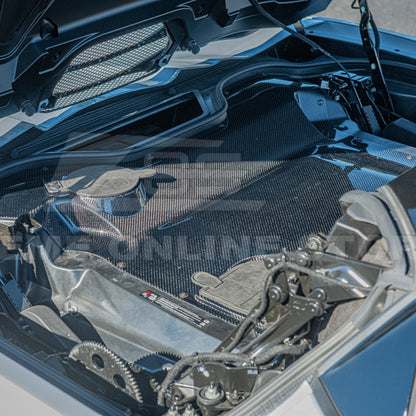 Corvette C8 HTC DRY Carbon Fiber Engine Bay Panel Cover image 11