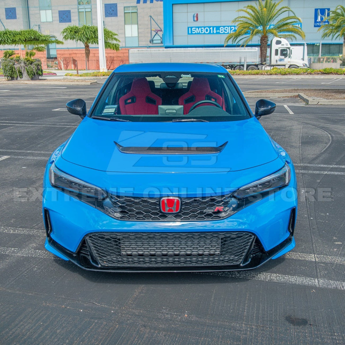 2023-Up Honda Civic Type-R Carbon Fiber Front Hood Vent Cover image 4