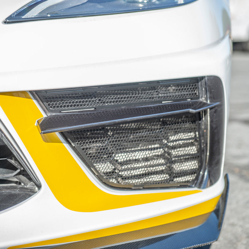 EOS Corvette C8 front mesh grille insert cover