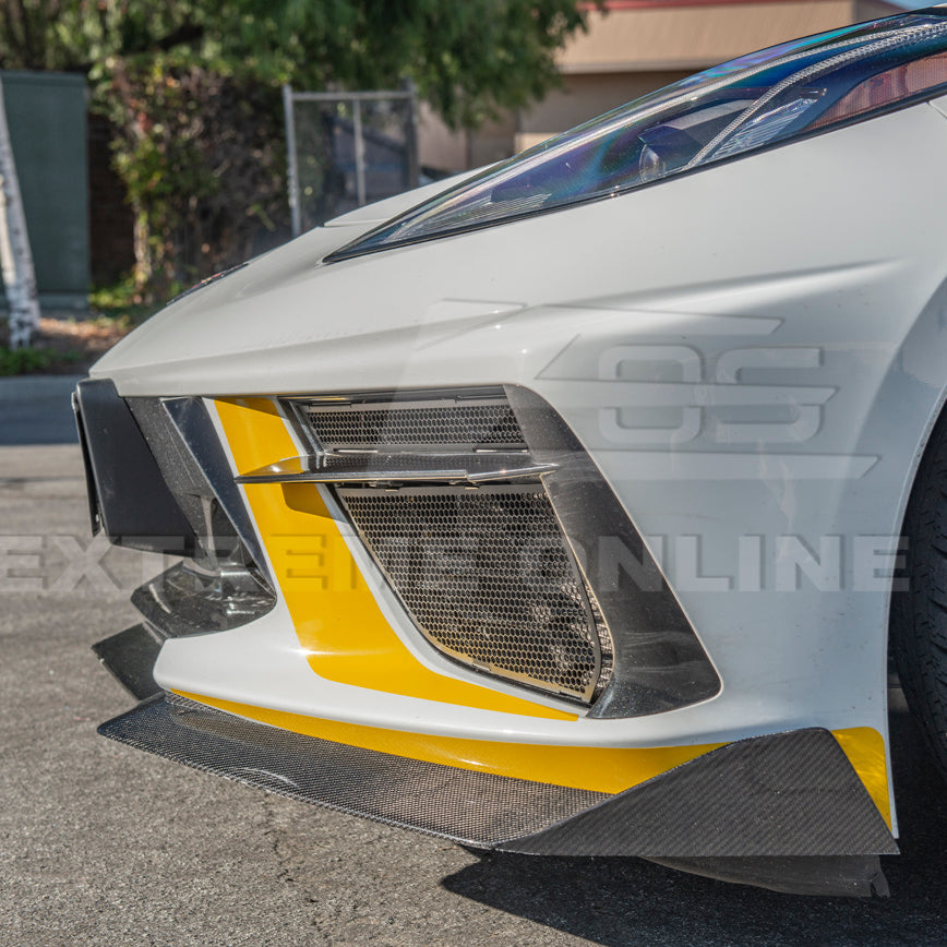 Corvette C8 Front Mesh Grill Insert Cover image 7
