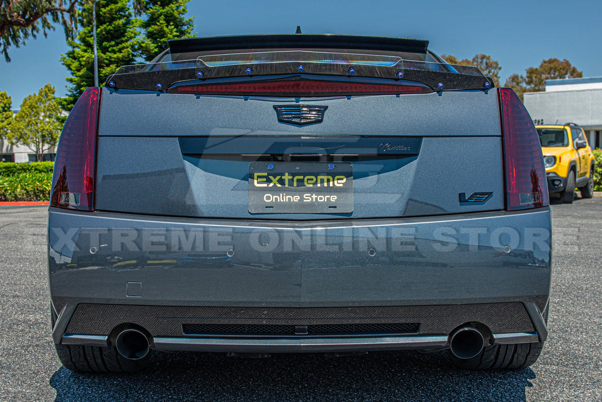2009-15 Cadillac CTS-V Sedan DRY Carbon Fiber Rear Diffuser image 5