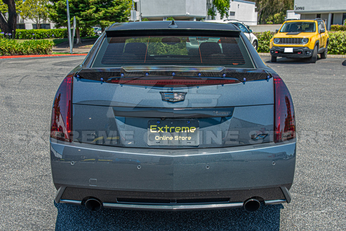 2009-15 Cadillac CTS-V Sedan DRY Carbon Fiber Rear Diffuser image 7