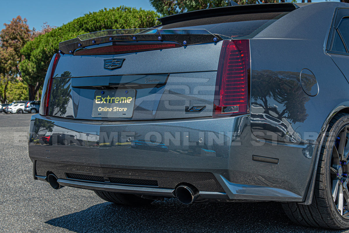 2009-15 Cadillac CTS-V Sedan DRY Carbon Fiber Rear Diffuser image 6