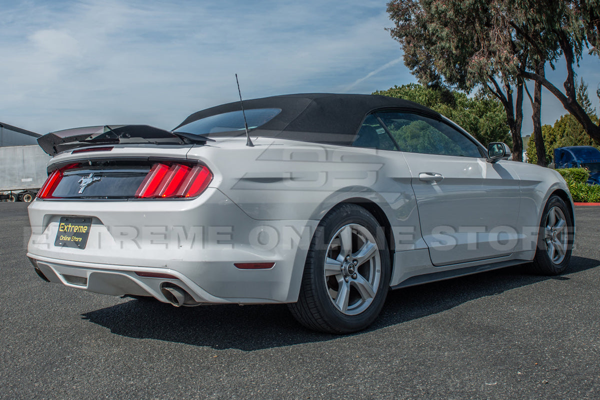 2015-23 Ford Mustang GT350 Rear Spoiler W/ Wicker-Bill Flap Insert image 10