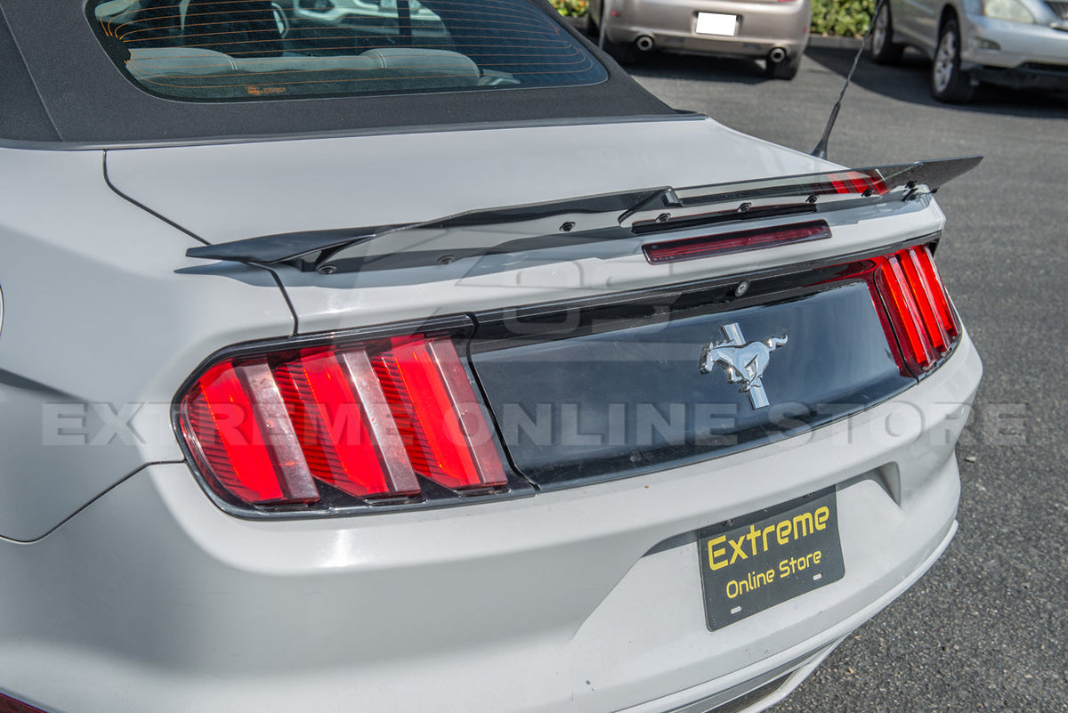 2015-23 Ford Mustang GT350 Rear Spoiler W/ Wicker-Bill Flap Insert image 11