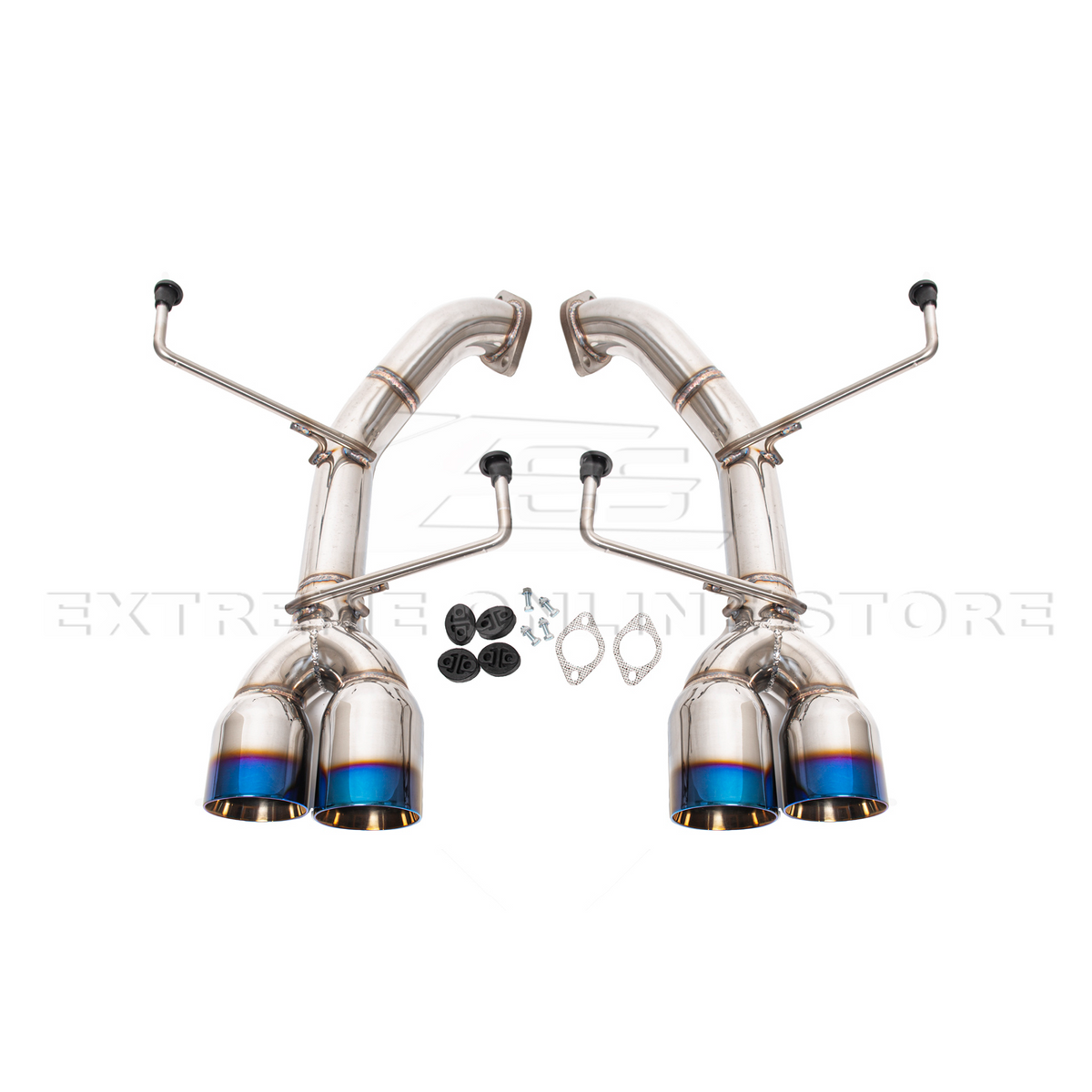 2011-14 Subaru Impreza WRX / STi Muffler Delete Axle Back Quad Exhaust image 20