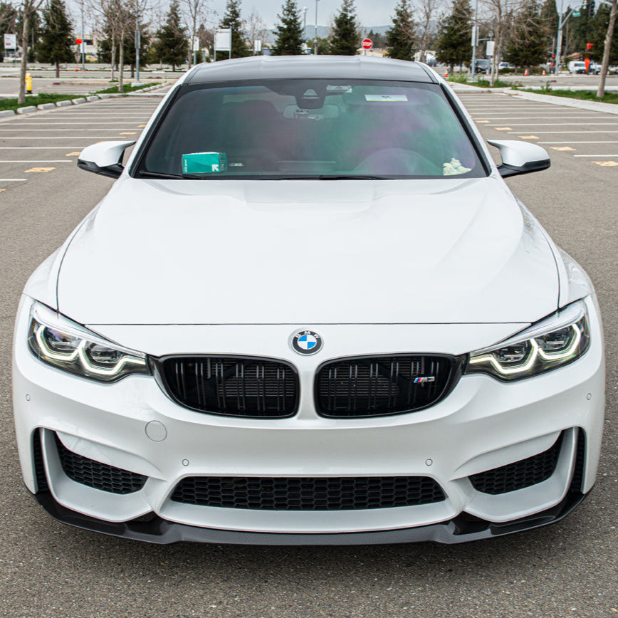 2014-20 BMW F80 M3/ F82 M4 Carbon Front Splitter & Side Skirts image 2