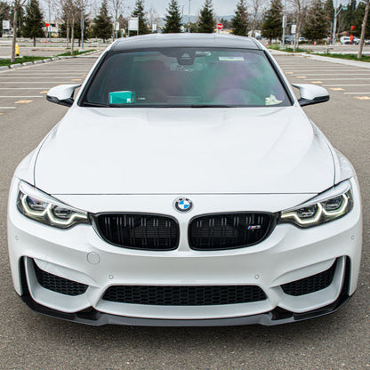 2014-20 BMW F80 M3/ F82 M4 Carbon Front Splitter & Side Skirts image 2