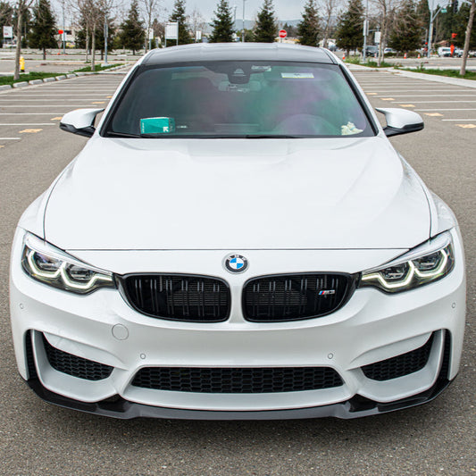 2014-20 BMW F80 M3/ F82 M4 Carbon Front Splitter & Side Skirts image 2