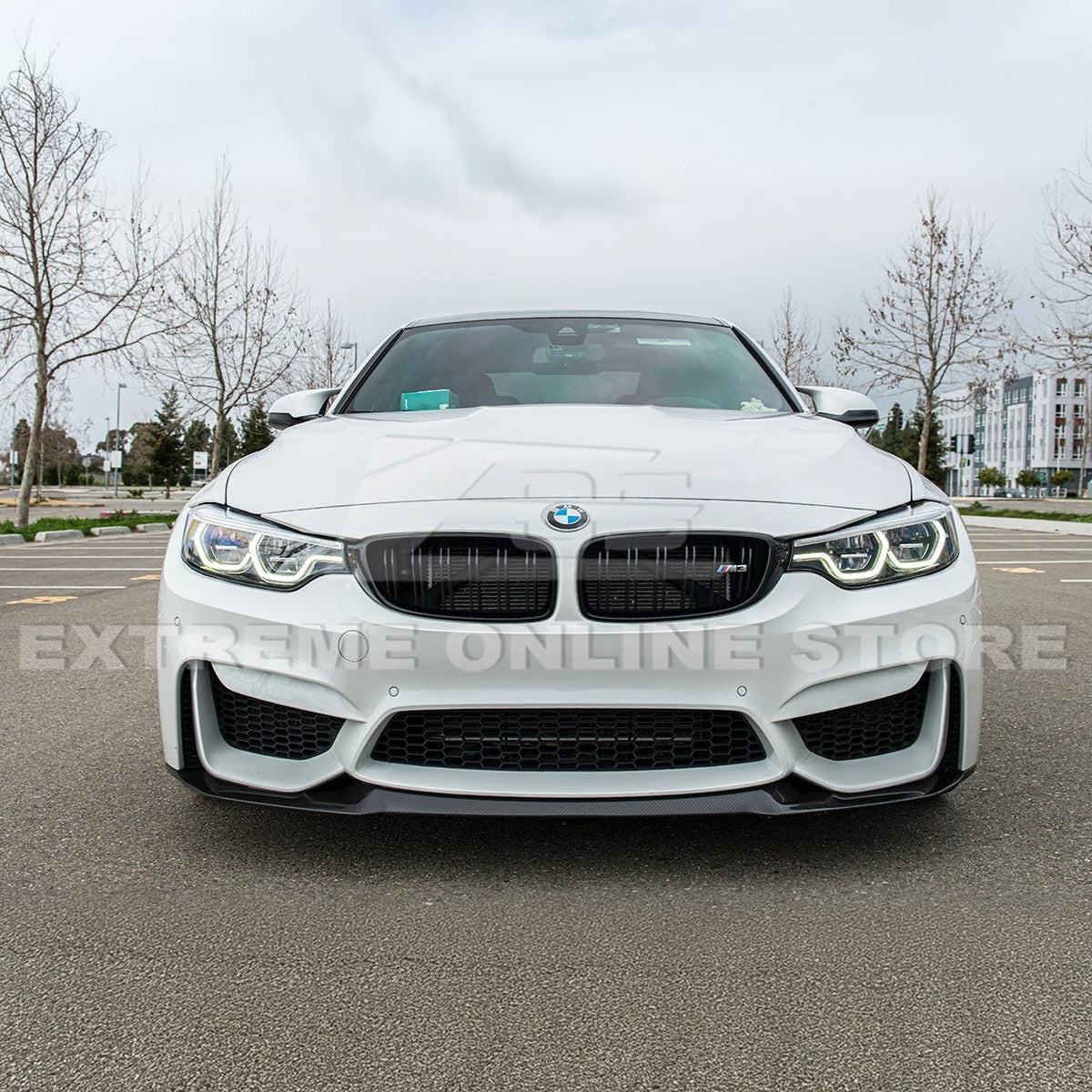 2014-20 BMW F80 M3/ F82 M4 Carbon Front Splitter & Side Skirts image 3