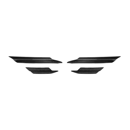 Corvette C8 DRY CARBON FIBER Side Canards Dive Plane image 2