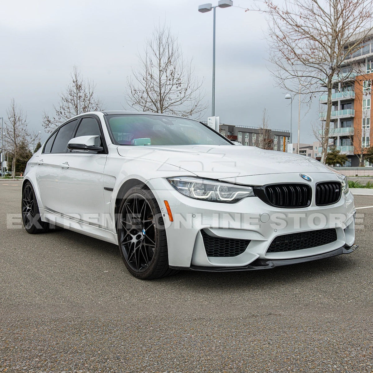 2014-20 BMW F80 M3/ F82 M4 Carbon Front Splitter & Side Skirts image 5