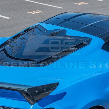 Corvette C8 Coupe DRY CARBON FIBER Rear Decklid Camera Cover image 6